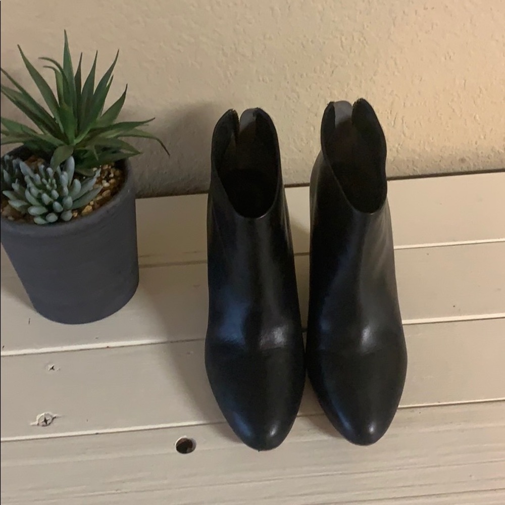 Ann Taylor wedge booties